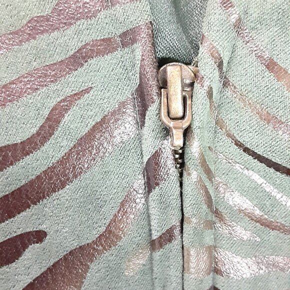 Southern Lady Jacket Size 16, Animal Print, Long Sleeve, Pockets, Shoulder pads - Picture 3 of 12